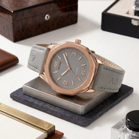 Trendy Watch For Mens With Sweat Leather Strap