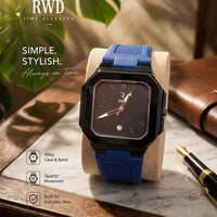 High Quality Silicone Strap Watch with Date