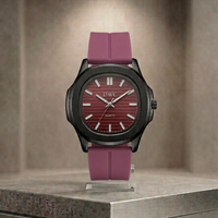 Patik Philippe Style Nautilus – Signature Black Dial & Integrated Matte Strap with Megnat Lock