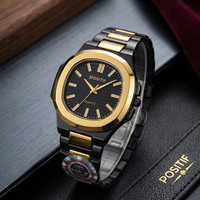 Elegance Luxury Watch – Silver Stainless Steel with Horizontally Embossed Dial
