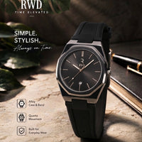 High Quality Silicone Strap Watch with Date