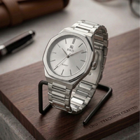Trendy Watch Precision Crafted Hexagonal Steel Watch