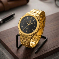 Trendy Watch Precision Crafted Hexagonal Steel Watch