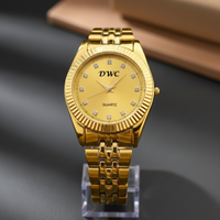 Two-Tone Stainless Steel Chain Watch