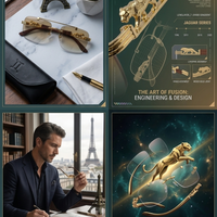 CARTIER-STYLE PANTHER COLLECTION -Gold Edition