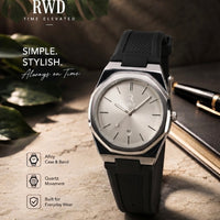 High Quality Silicone Strap Watch with Date