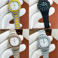 Patek Phillips Embossed Stainless Steel