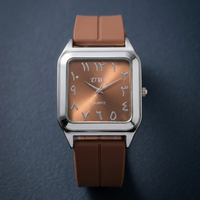 Royal Monochrome | Modern Arabic Numeral Timepiece