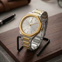 Trendy Watch Precision Crafted Hexagonal Steel Watch
