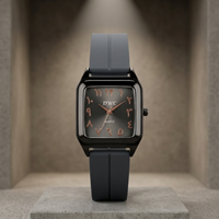 Royal Monochrome | Modern Arabic Numeral Timepiece