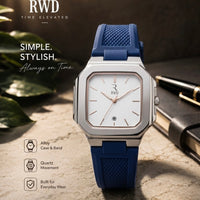 High Quality Silicone Strap Watch with Date
