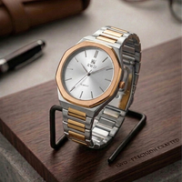 Trendy Watch Precision Crafted Hexagonal Steel Watch