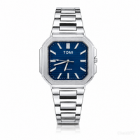 Square Dial Stainless Steel Watch – Premium Square Case Design