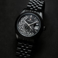 Mseta Arabic Dail Stainless Steel Premium Quality Rolex Style Watch