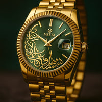 Mseta Arabic Dail Stainless Steel Premium Quality Rolex Style Watch