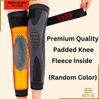 1 Pair Thermal Leg Warmers – Unisex Winter Knee High Sleeves