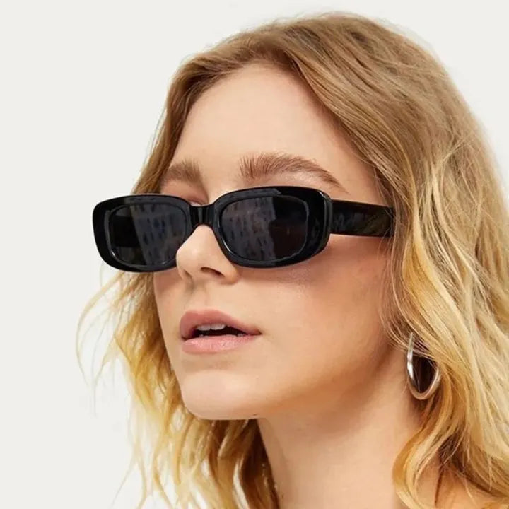 Classic Rectangle Frame UV400 Sunglasses
