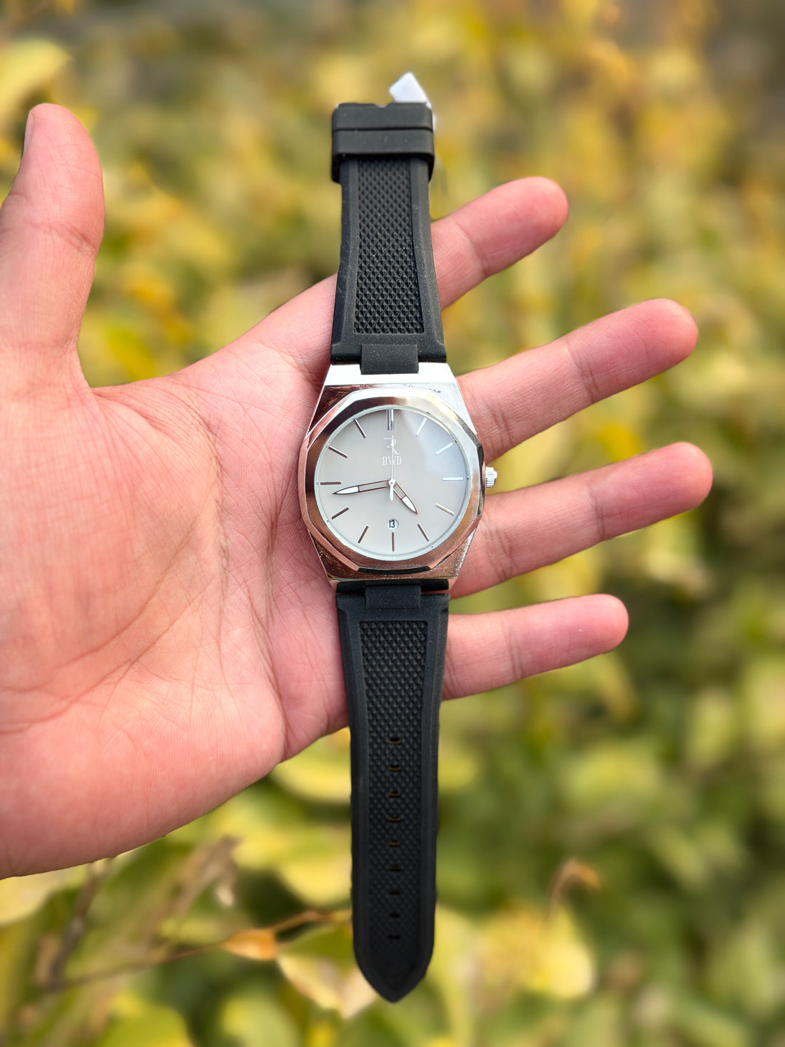 High Quality Silicone Strap Watch with Date