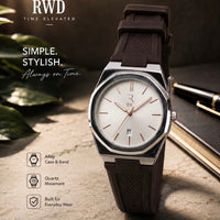 High Quality Silicone Strap Watch with Date