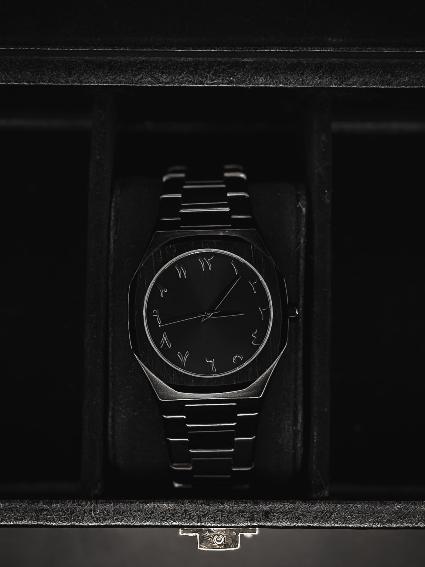 Arabic Aura Black Stainless Steel Heavy Weight (143 Gram)