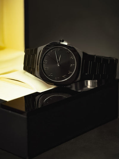 Arabic Aura Black Stainless Steel Heavy Weight (143 Gram)