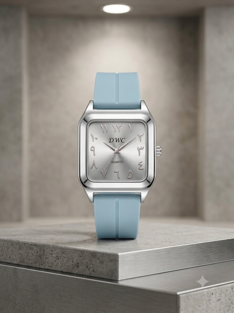Royal Monochrome | Modern Arabic Numeral Timepiece