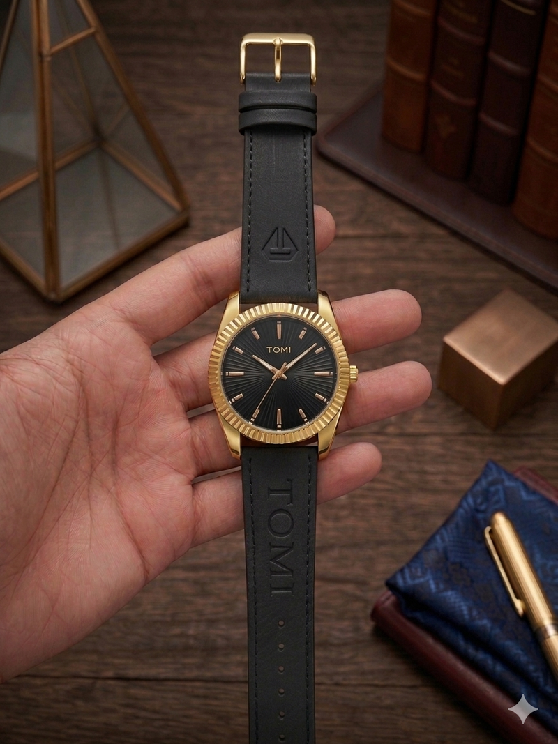 Leather Starp Watch  Premium Looking Decent Style