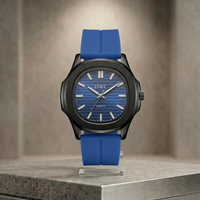 Patik Philippe Style Nautilus – Signature Black Dial & Integrated Matte Strap with Megnat Lock