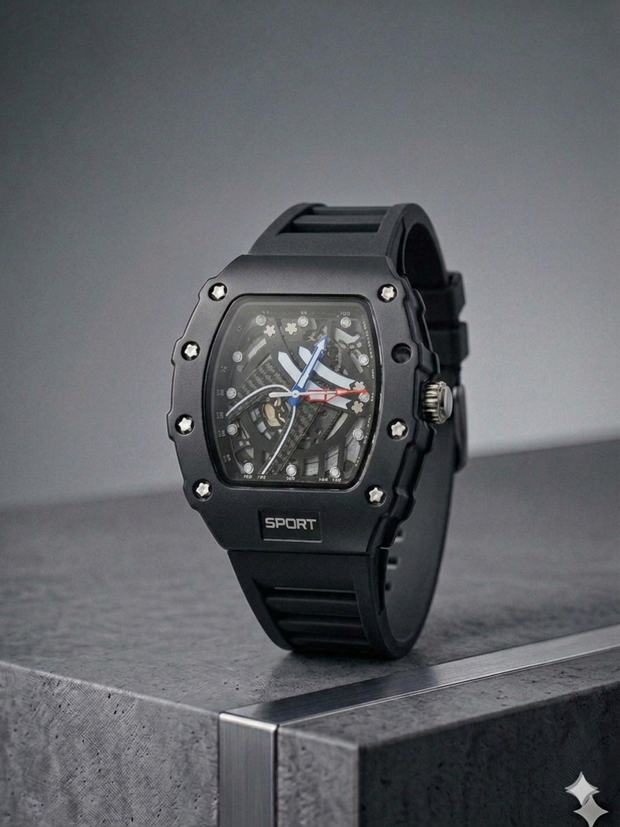 Franck Muller Vanguard-Style Sport Watch (Fiber Case)