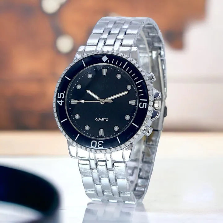 Classic Quartz Stainless Steel Watch