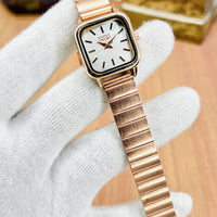 Watch For Girls Premium Gold Square Watch