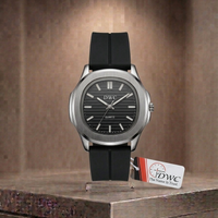 Patik Philippe Style Nautilus – Signature Black Dial & Integrated Matte Strap with Megnat Lock