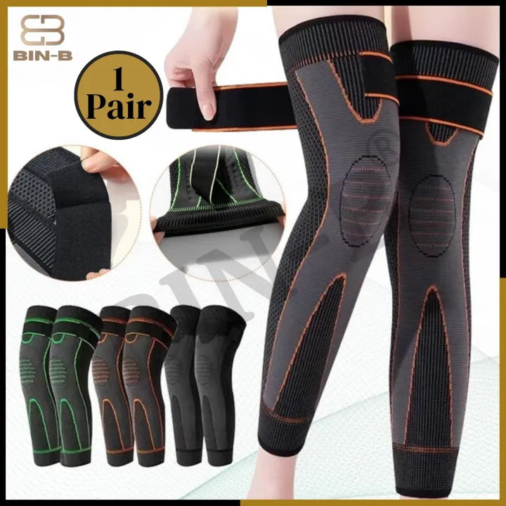 1 Pair Thermal Leg Warmers – Unisex Winter Knee High Sleeves