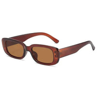 Classic Rectangle Frame UV400 Sunglasses