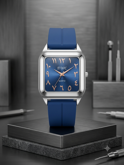 Royal Monochrome | Modern Arabic Numeral Timepiece