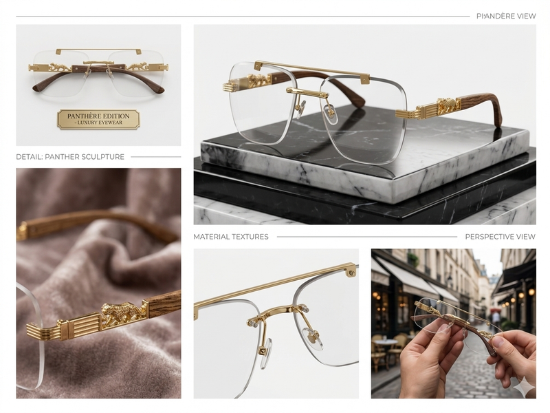 CARTIER-STYLE PANTHER COLLECTION -Gold Edition