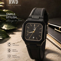 High Quality Silicone Strap Watch with Date