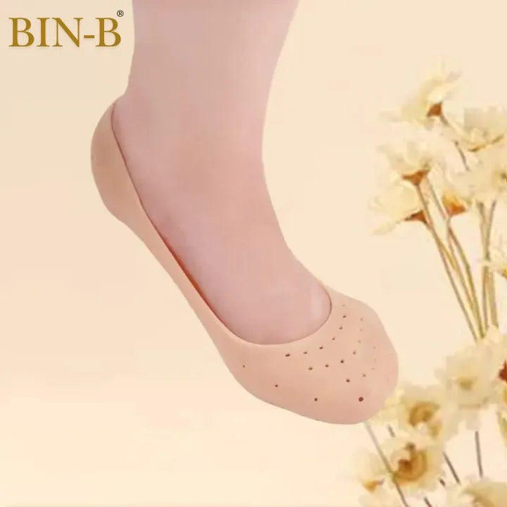 1 Pair Silicone Gel Moisturizing Socks