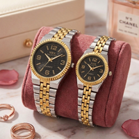 The Eternal Bond Luxury Couple Watch Set Trendy Couple Watches For Boys And Girls Steel Chain