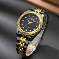 Two-Tone Stainless Steel Chain Watch