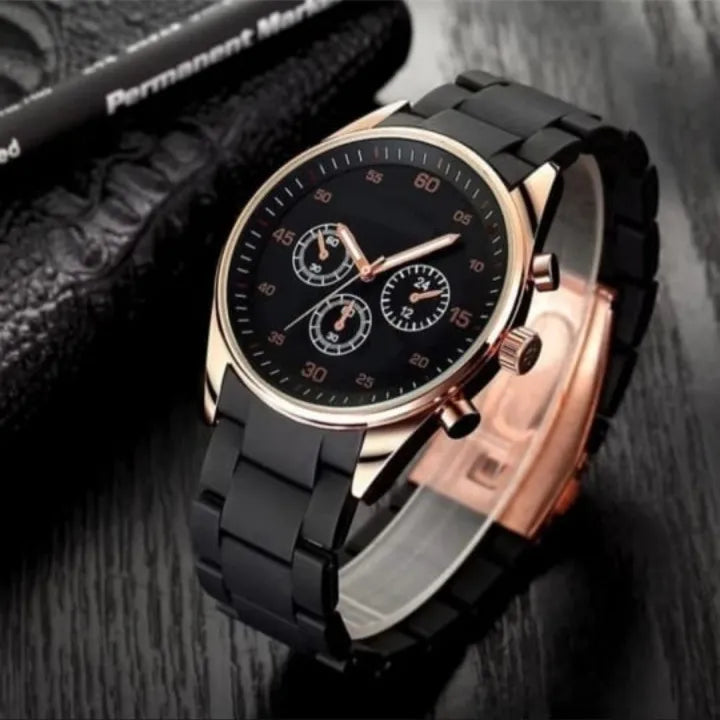 Luxury Men’s Business Quartz Wristwatch