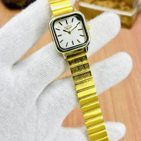 Watch For Girls Premium Gold Square Watch