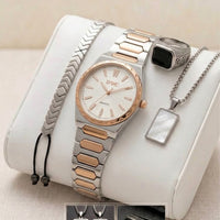 BIN-B Matrix Deal – Premium 4-in-1 Men's Luxury Watch & Accessories Gift Set