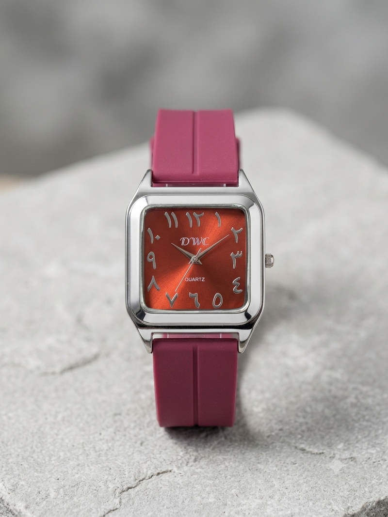 Royal Monochrome | Modern Arabic Numeral Timepiece