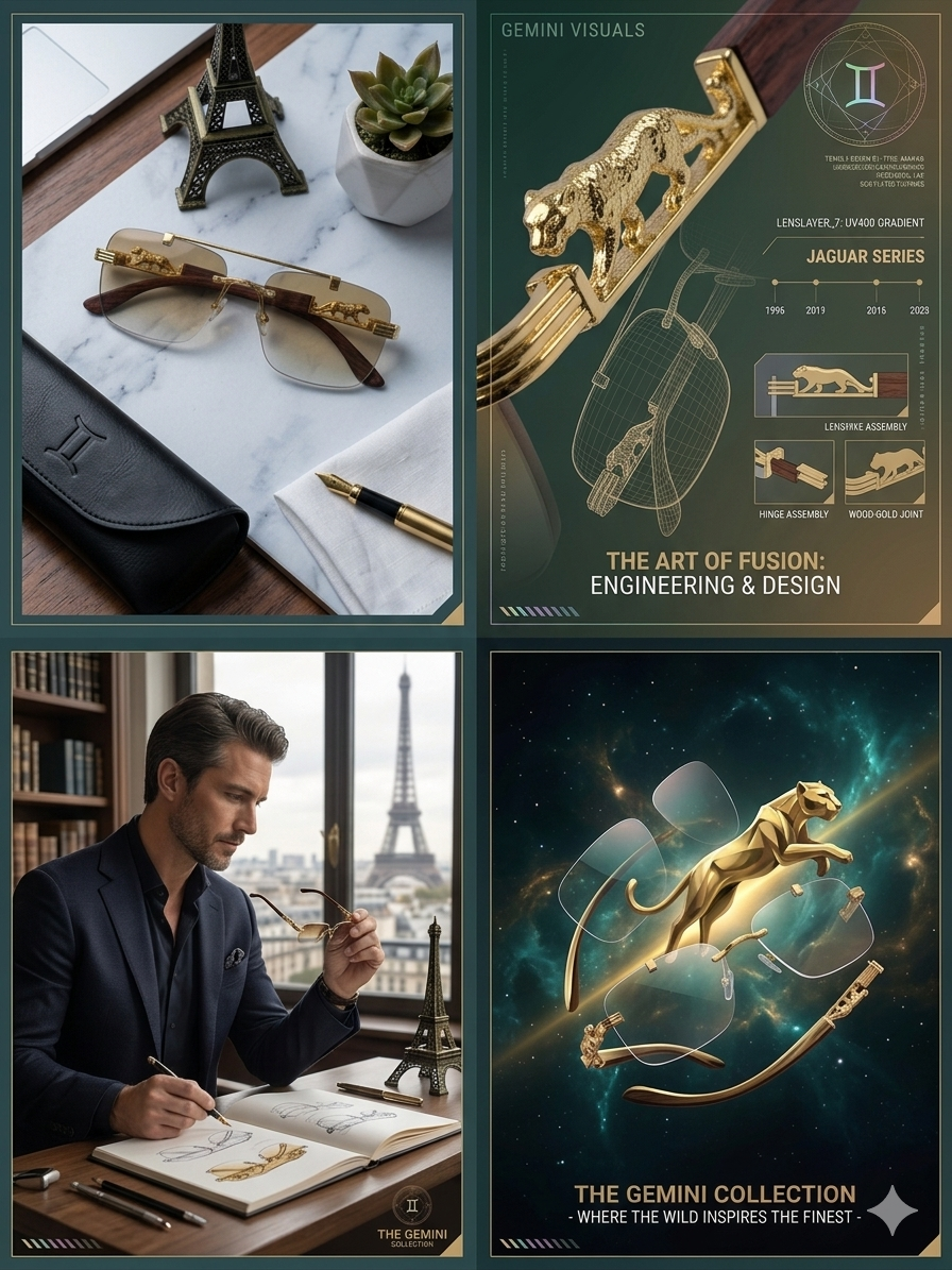 CARTIER-STYLE PANTHER COLLECTION -Gold Edition