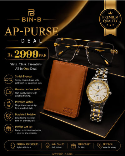 AP Watch-Glasses-Purse Deal 3 in 1