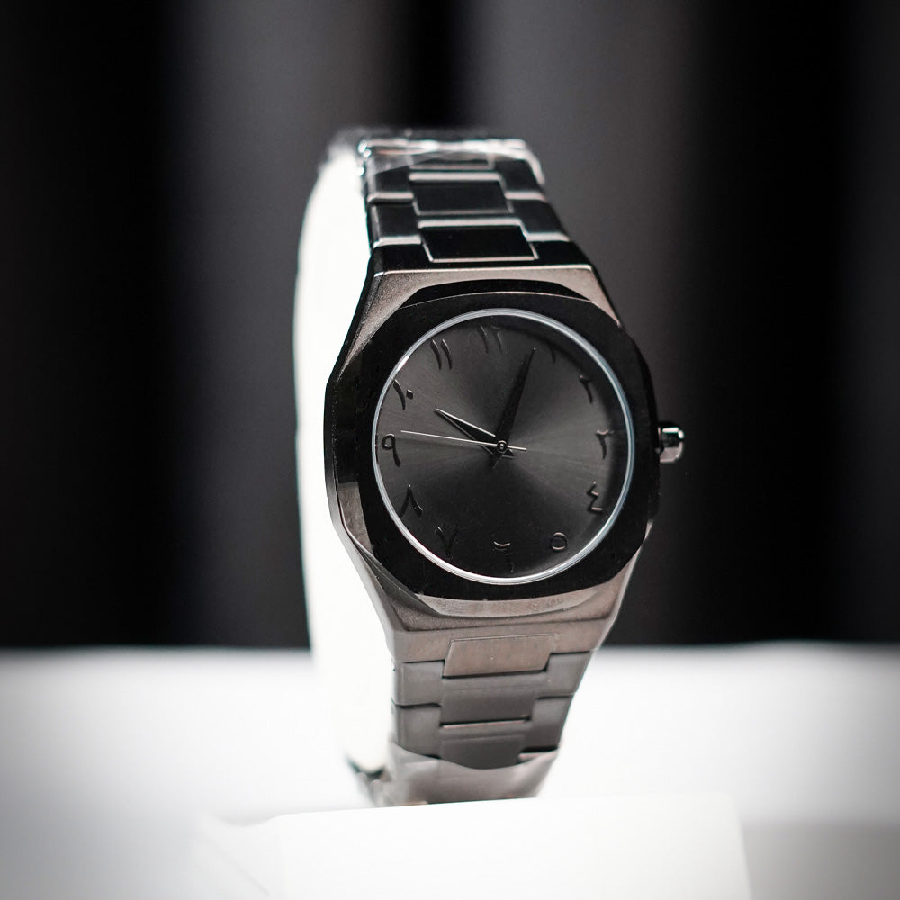 Arabic Aura Black Stainless Steel Heavy Weight (143 Gram)