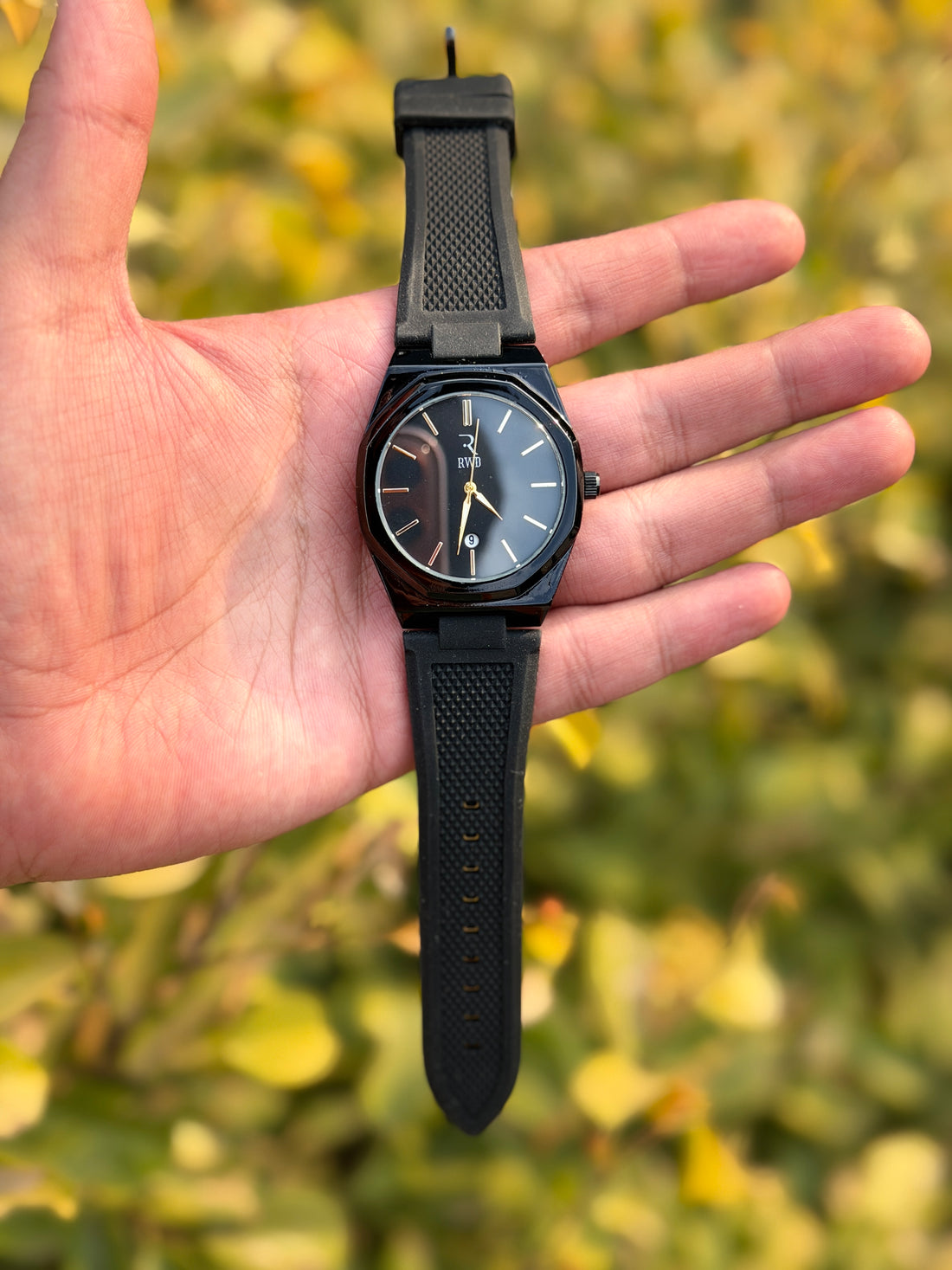 High Quality Silicone Strap Watch with Date