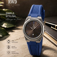 High Quality Silicone Strap Watch with Date
