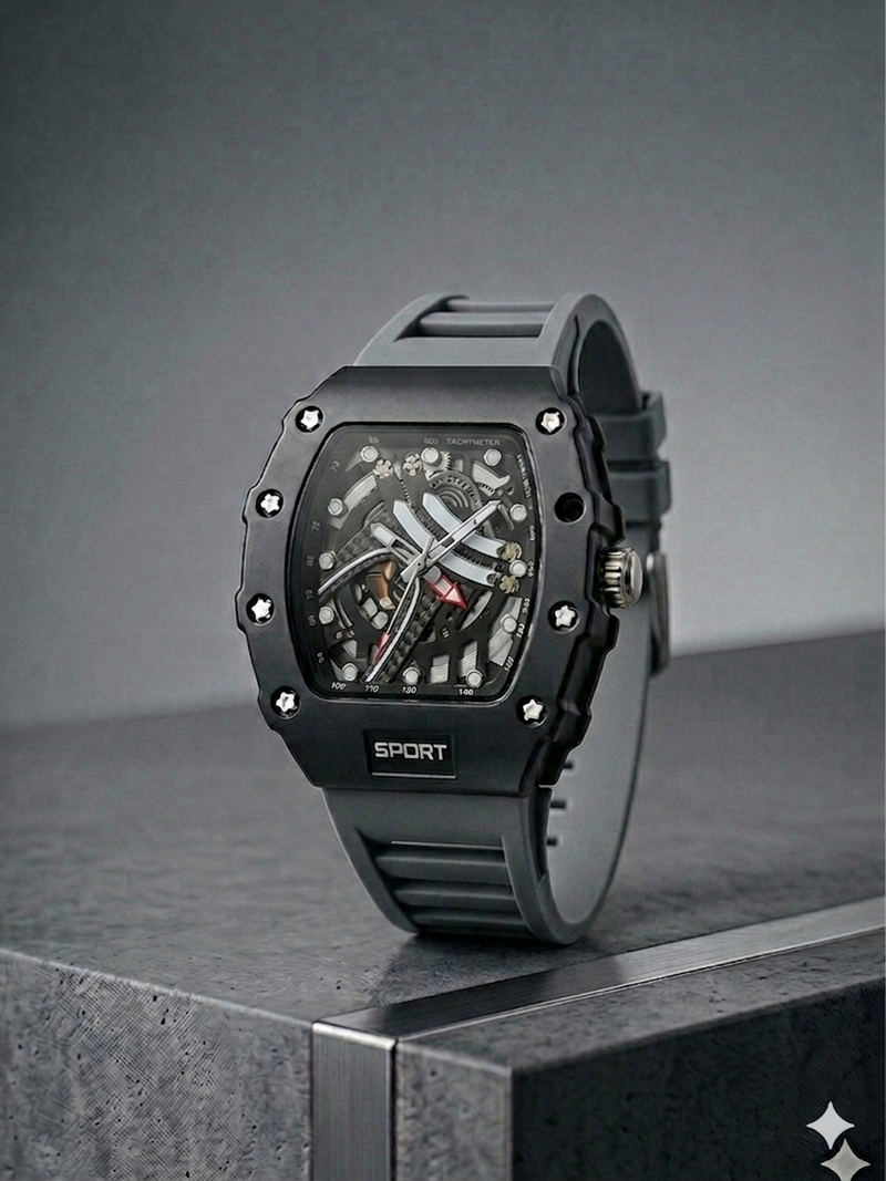 Franck Muller Vanguard-Style Sport Watch (Fiber Case)